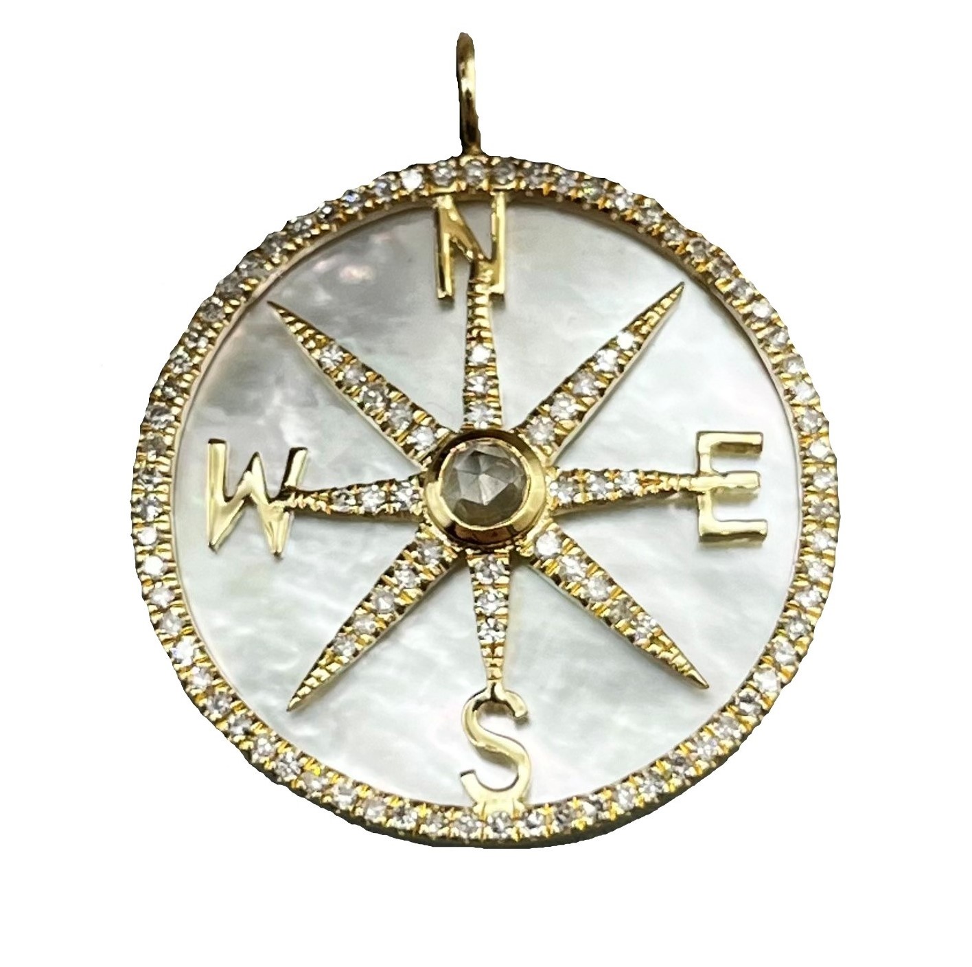 GOG Collection  Necklace FLO-14KYGDIACOMPASS