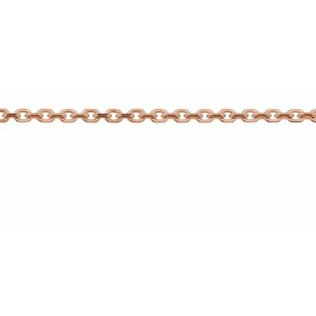 GOG Collection  Necklace FLO-CBL14KRG-20'5.4DWT