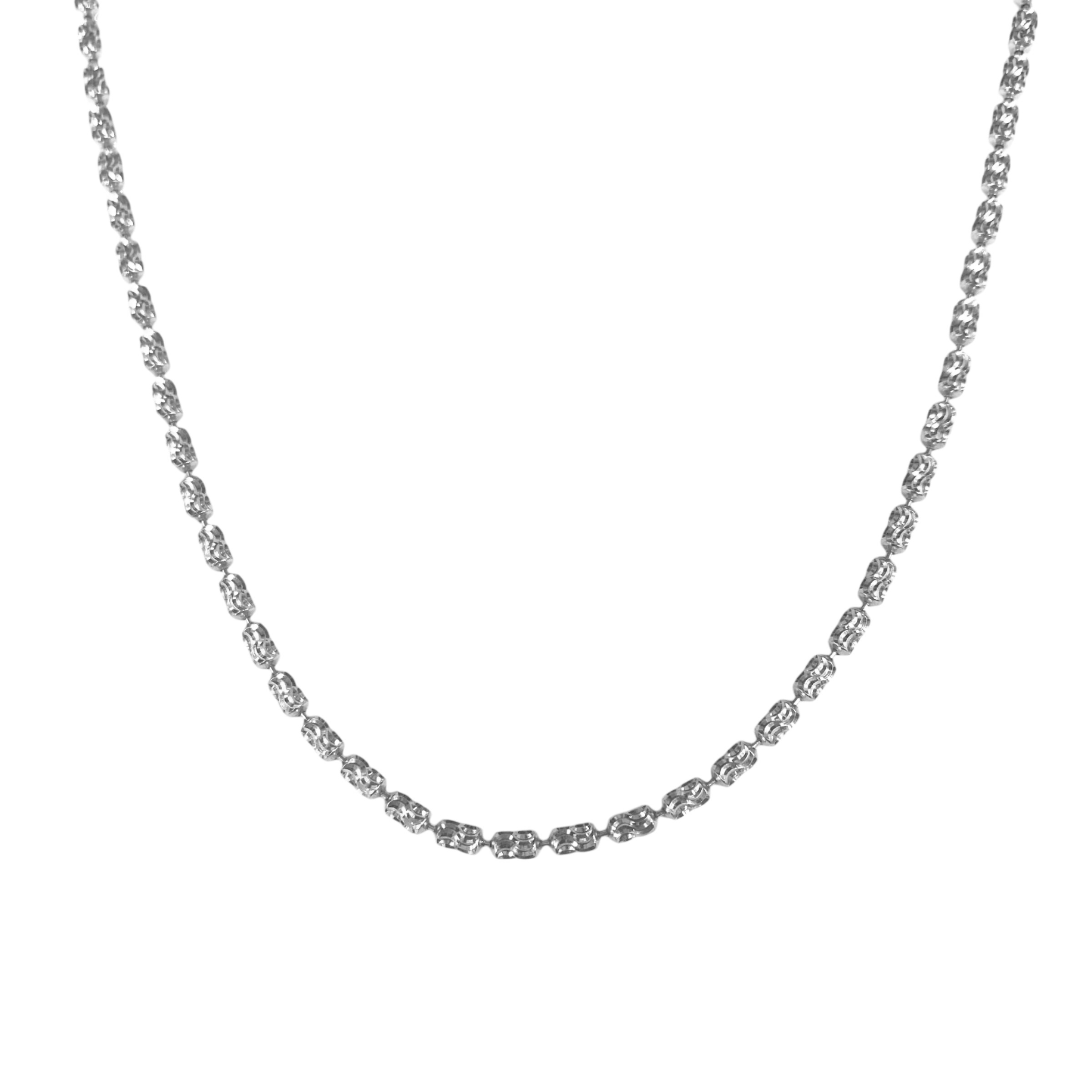 GOG Collection  Necklace FLO-14KWSPARKLEBEAD20'