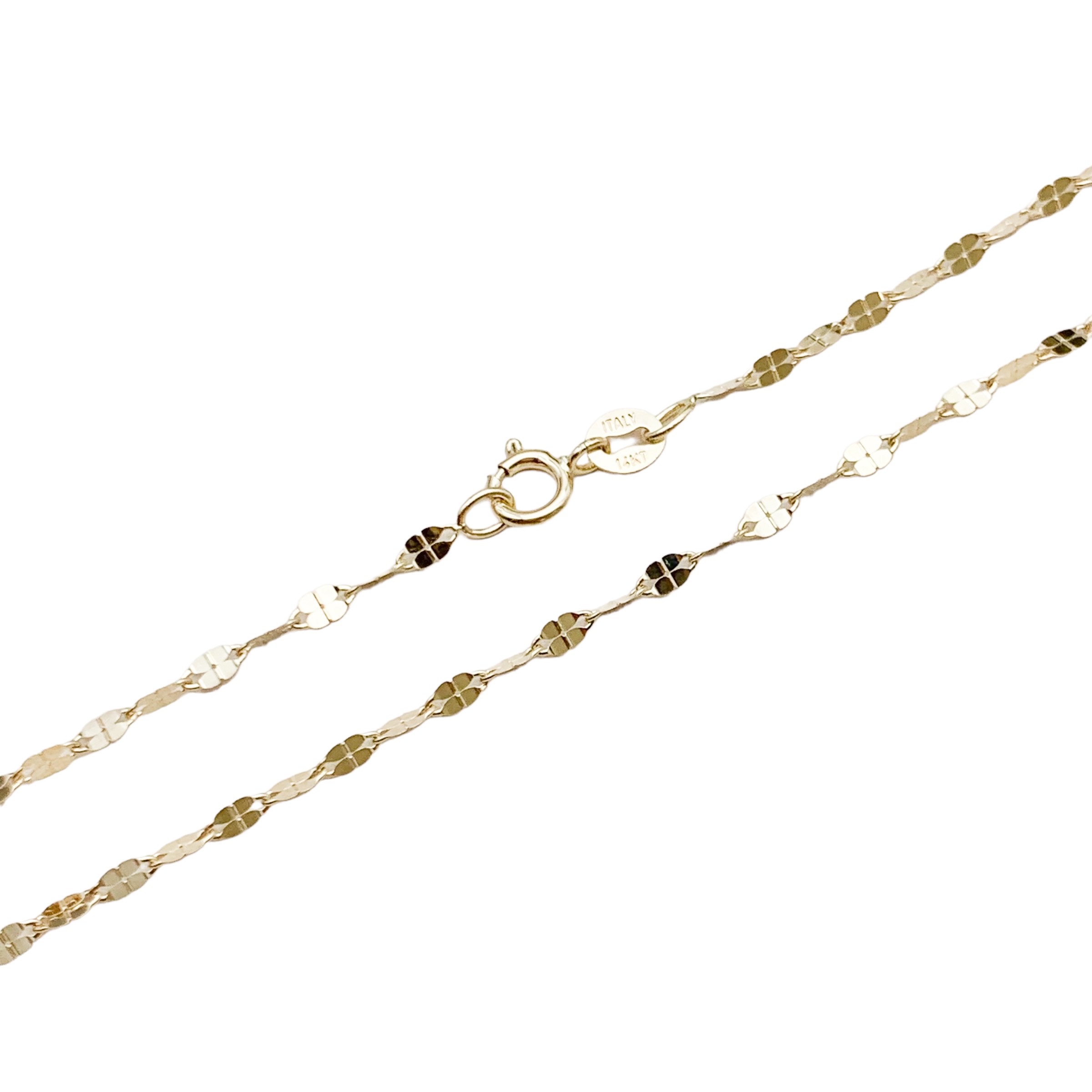 GOG Collection  Necklace FLO-14KDISC16