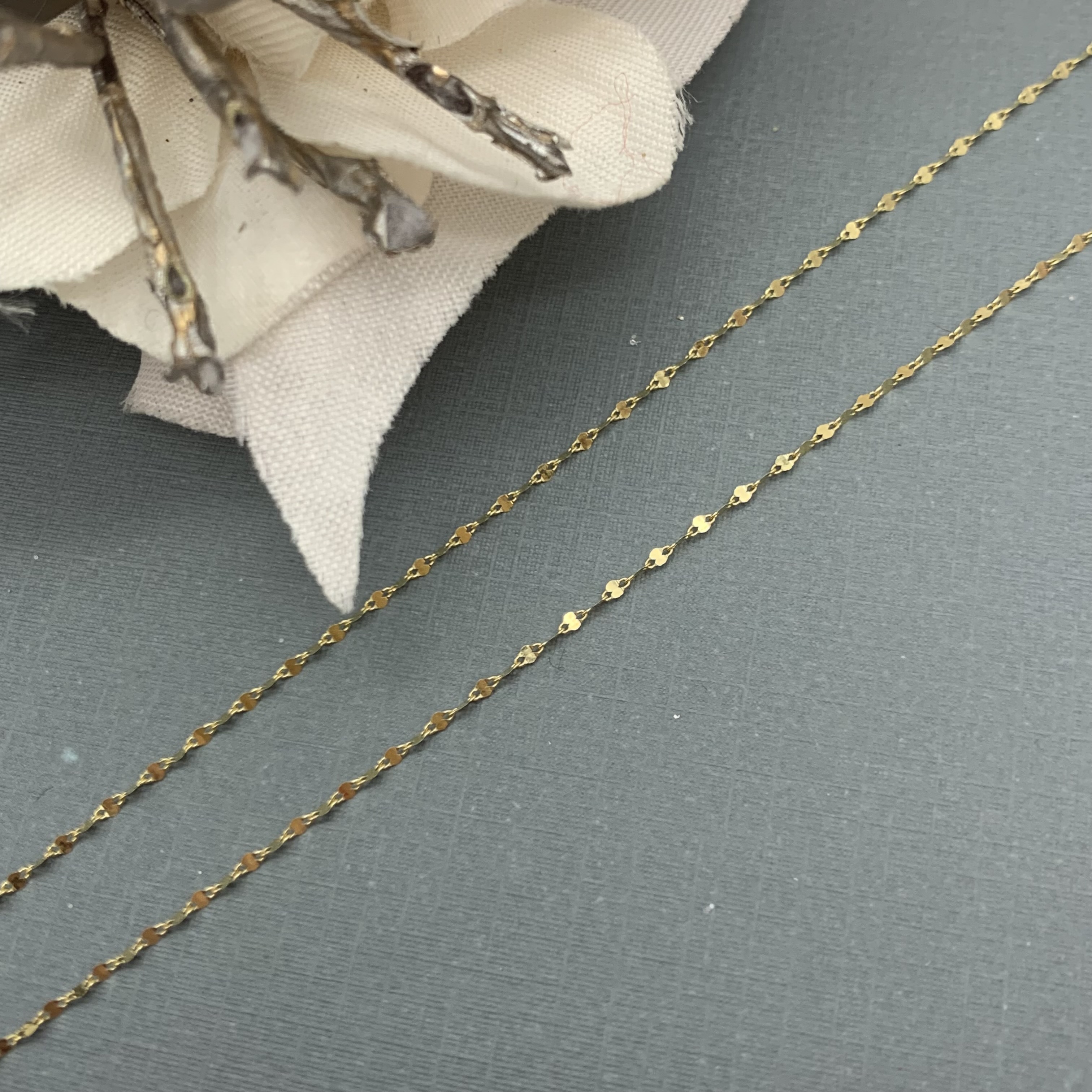 GOG Collection  Necklace FLO-14KYGFANCYCHAIN