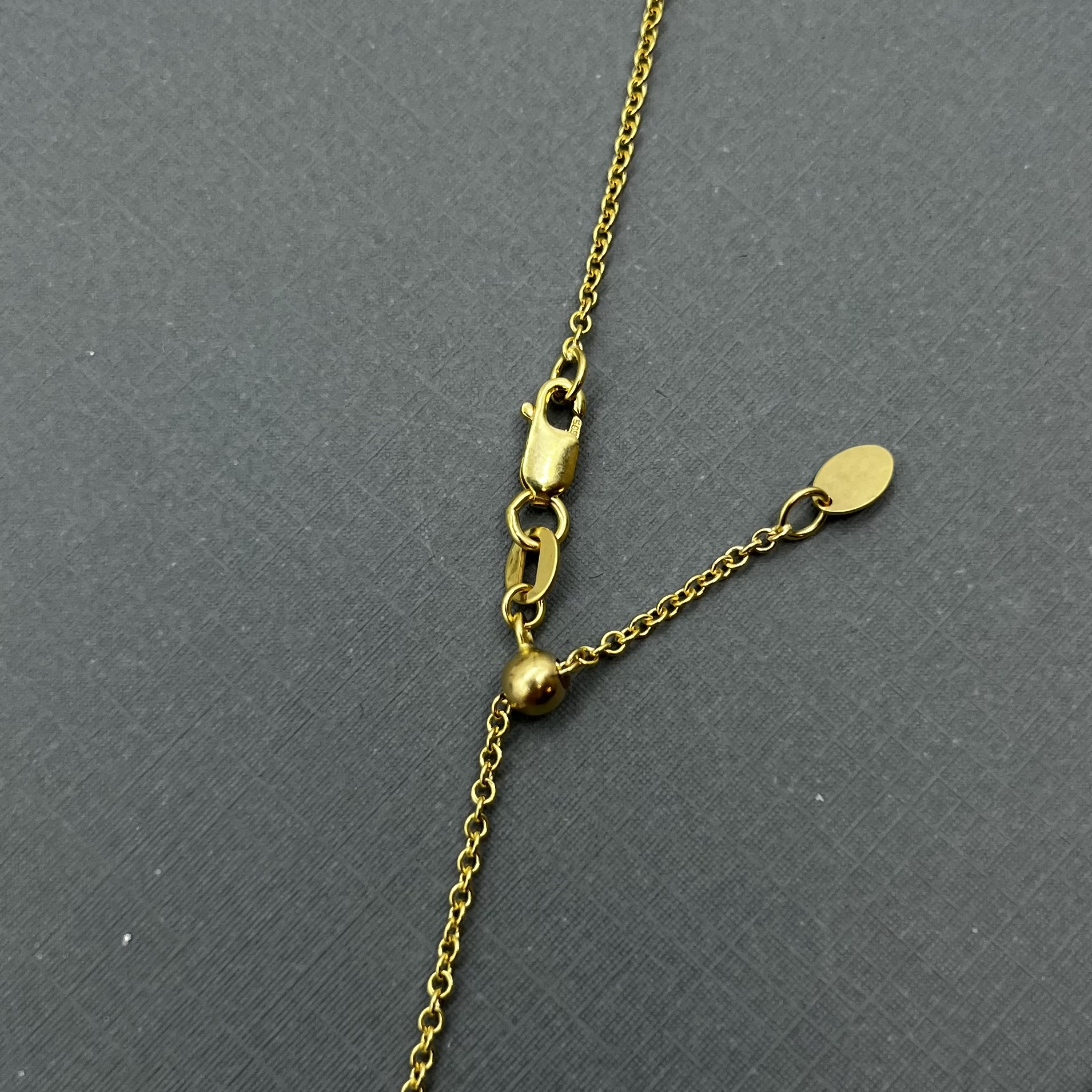 GOG Collection  Necklace FLO-14YGKADJUSTCHAIN