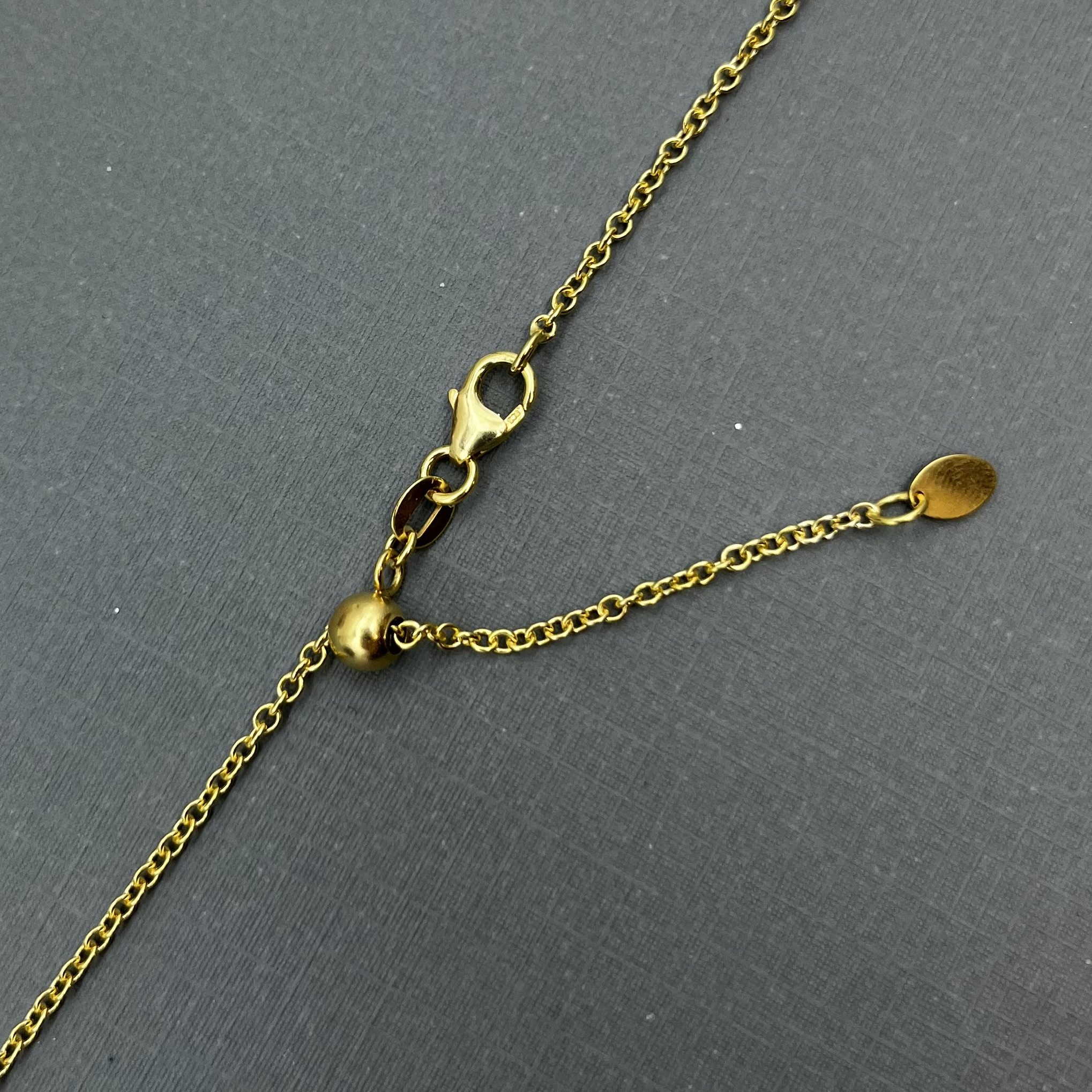 GOG Collection  Necklace FLO-14YGKADJUSTCHAIN