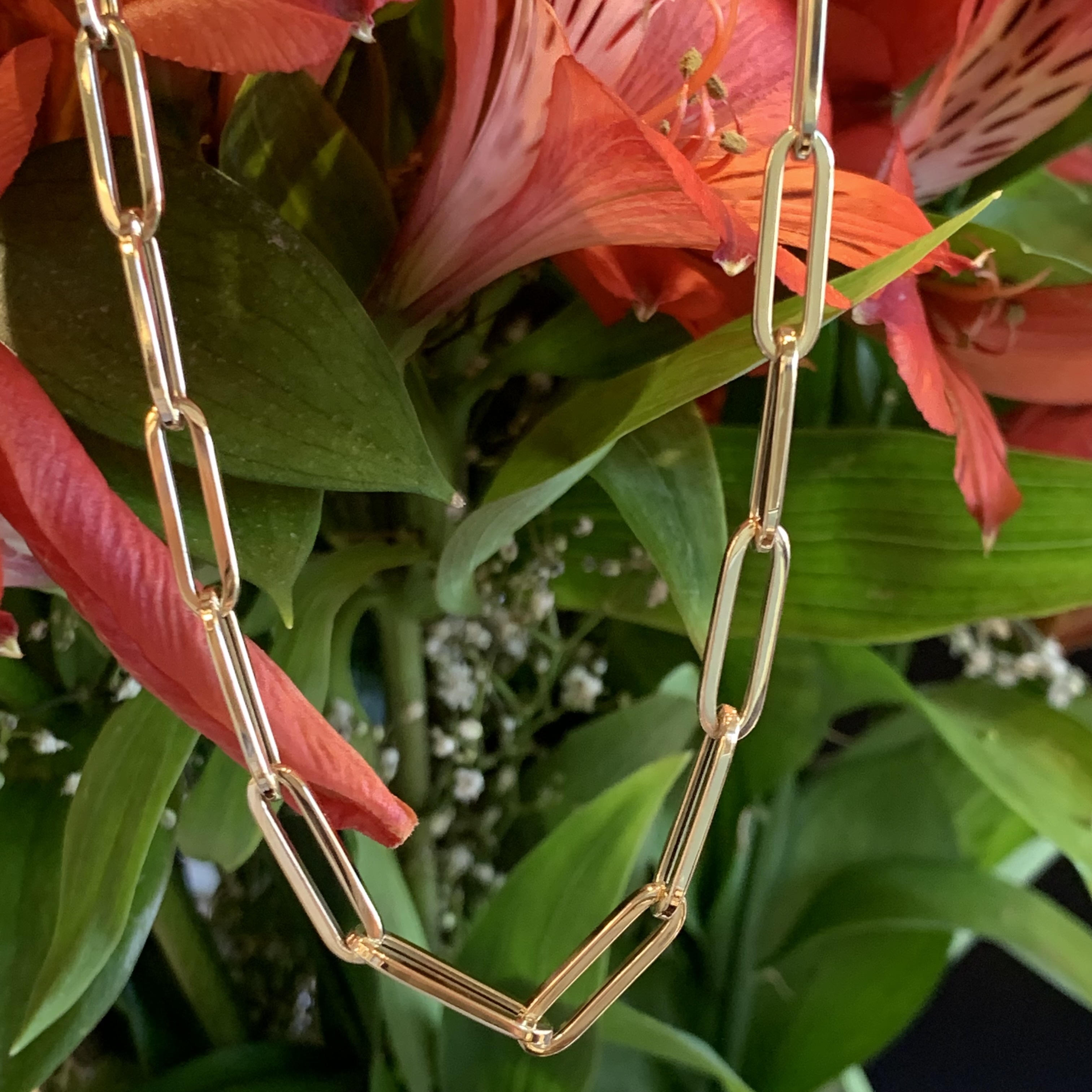 GOG Collection  Necklace FLO-14K5.8DWT