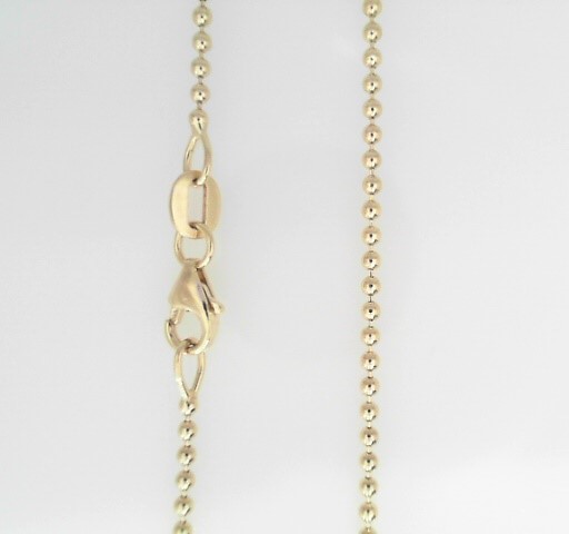 GOG Collection  Necklace FLO-14KYGBALL2.5