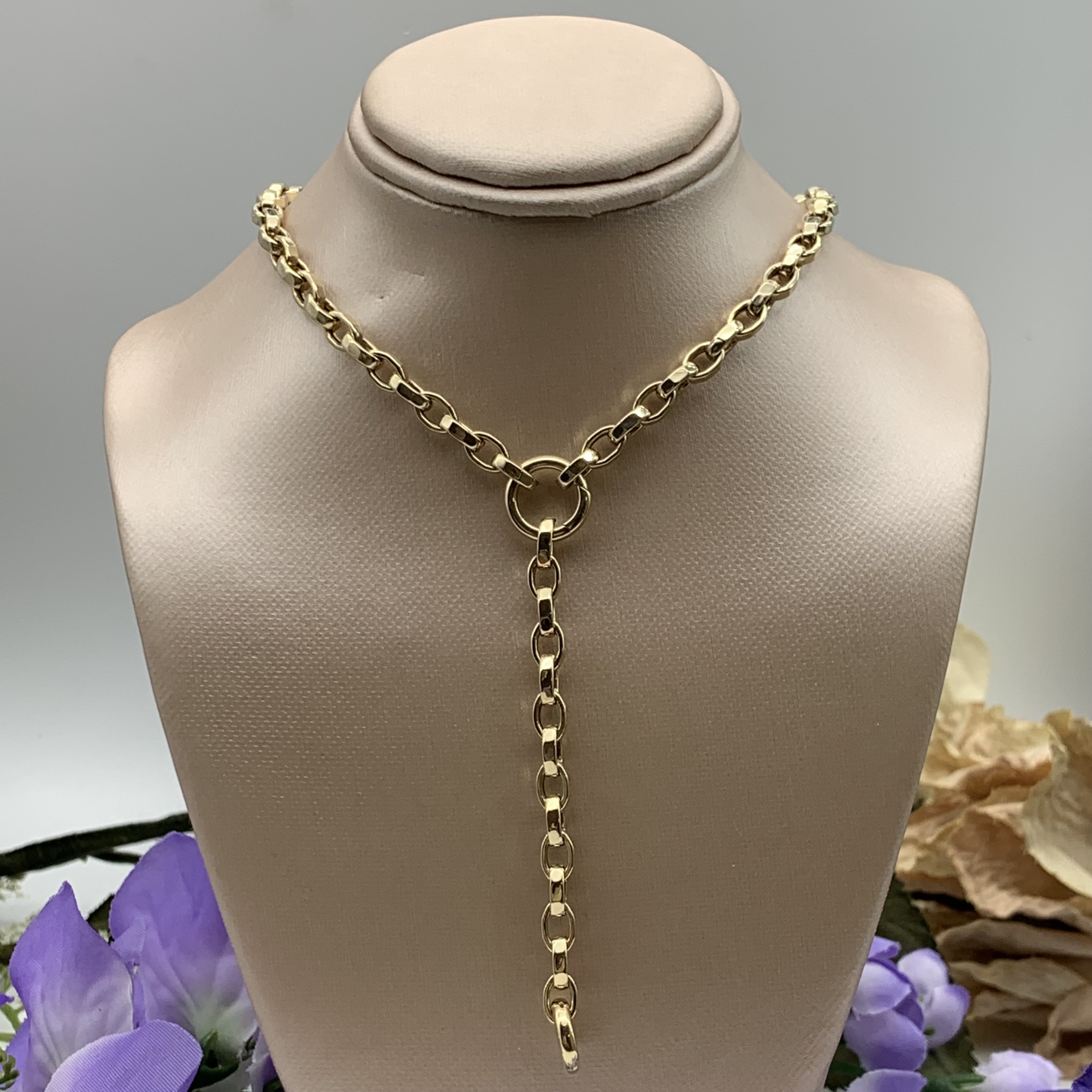 GOG Collection  Necklace FLO-14KLARIAT5.9