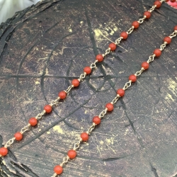 GOG Collection Necklace FLO-CORALBEAD GOG Collection Necklace FLO-CORALBEAD