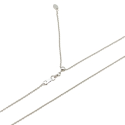 GOG Collection  Necklace FLO-14KWGADJ1.8