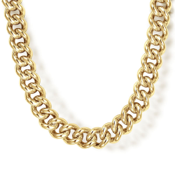 GOG Collection Necklace FLO-14KCUBAN8.2 GOG Collection Necklace FLO-14KCUBAN8.2