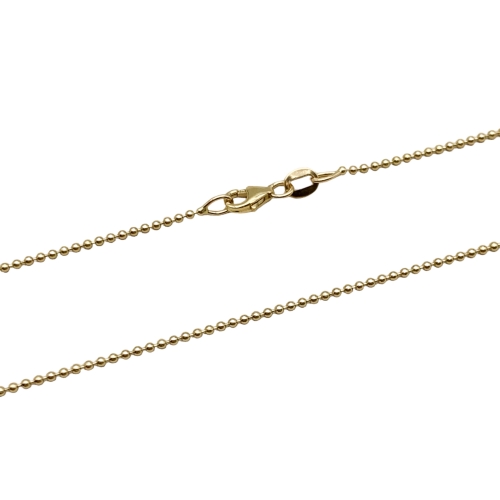 GOG Collection  Necklace FLO-14KBEAD1.5DWT