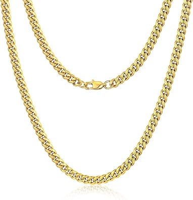 GOG Collection  Necklace ALE-6MMCUBAN-24