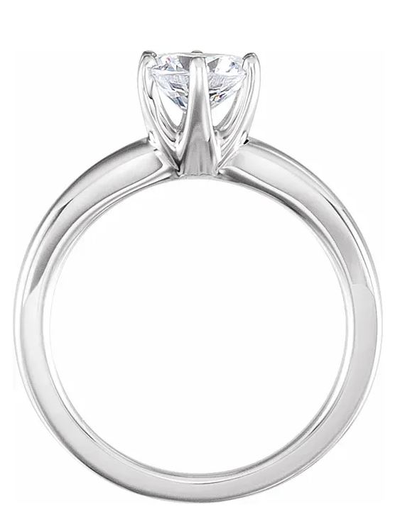 Solstice Solitaire 14K Gold Diamond Ring