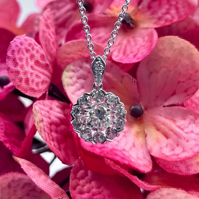 GOG Collection  Necklace GOG-14KWG-1.57CTTW