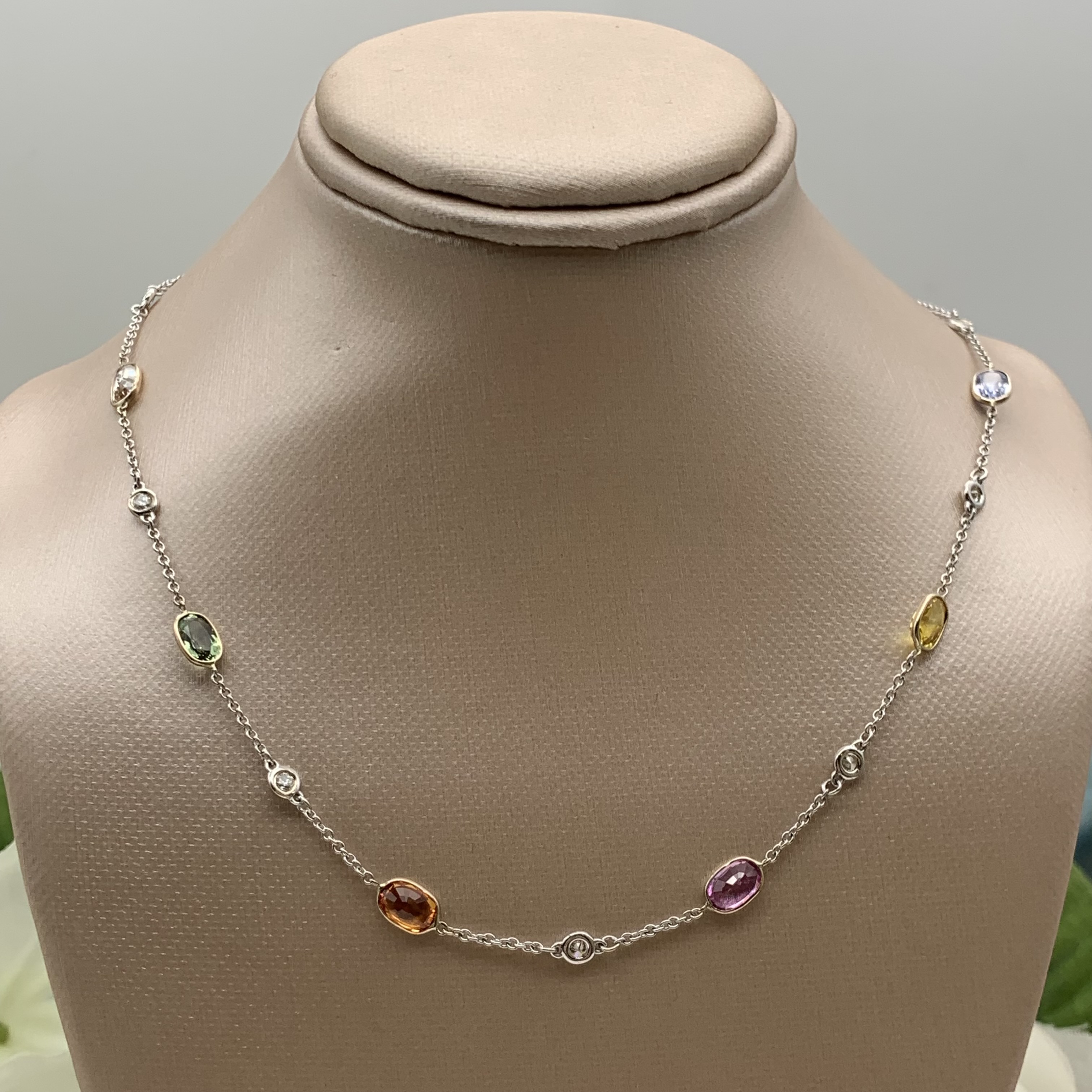 GOG Collection  Necklace GOG-SAPPHIRES0.25CT