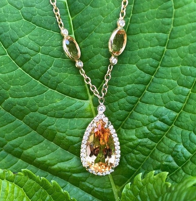 GOG Collection  Necklace GOG-NIMPERIALTOPAZ