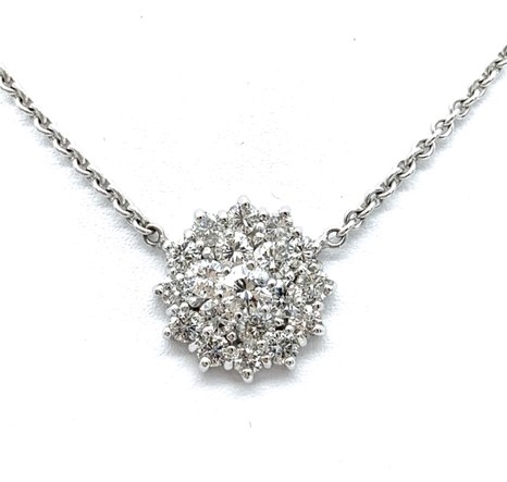 GOG Collection  Necklace EST-DIAMOND PENDANT 2.04CTTW