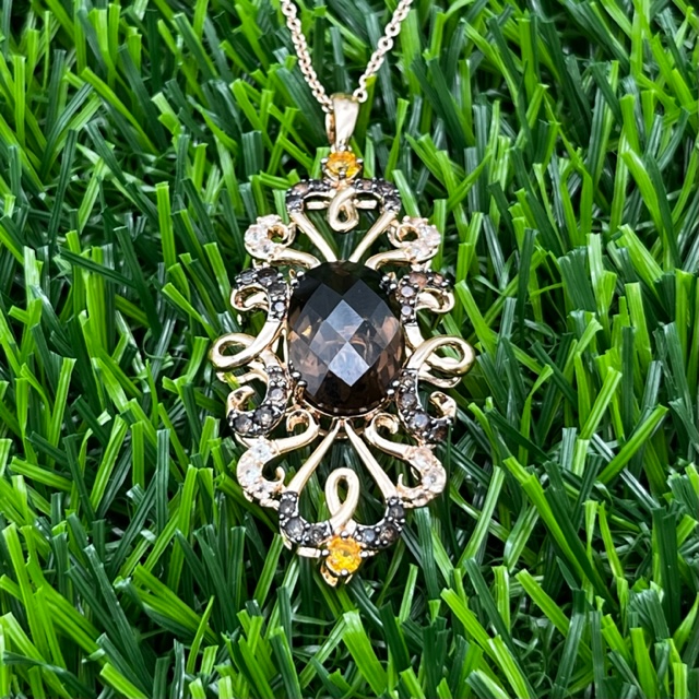 GOG Collection  Necklace EST-14KTRGLEVIANPENDANT