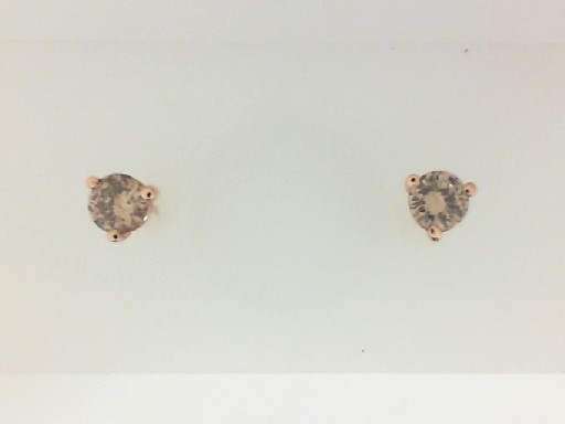 GOG Collection Earrings GOG-14KTRGBROWNDIAMONDSTUD0.47CTW GOG Collection Earrings GOG-14KTRGBROWNDIAMONDSTUD0.47CTW