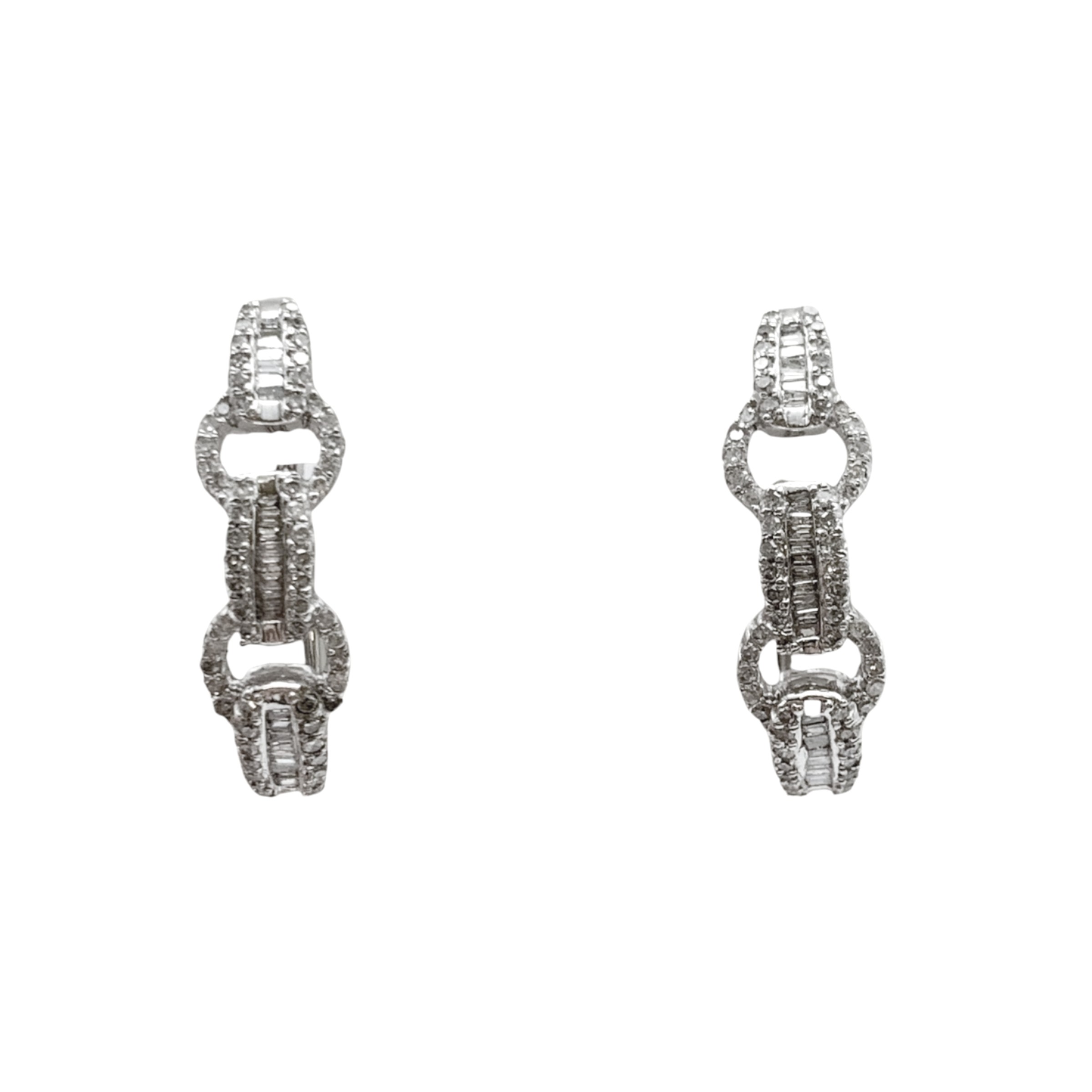 GOG Collection  Earrings EST-14KWG4.7DWT0.55CT