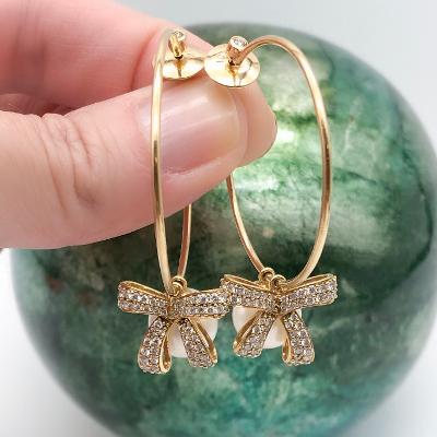 Designer gold hoops sales