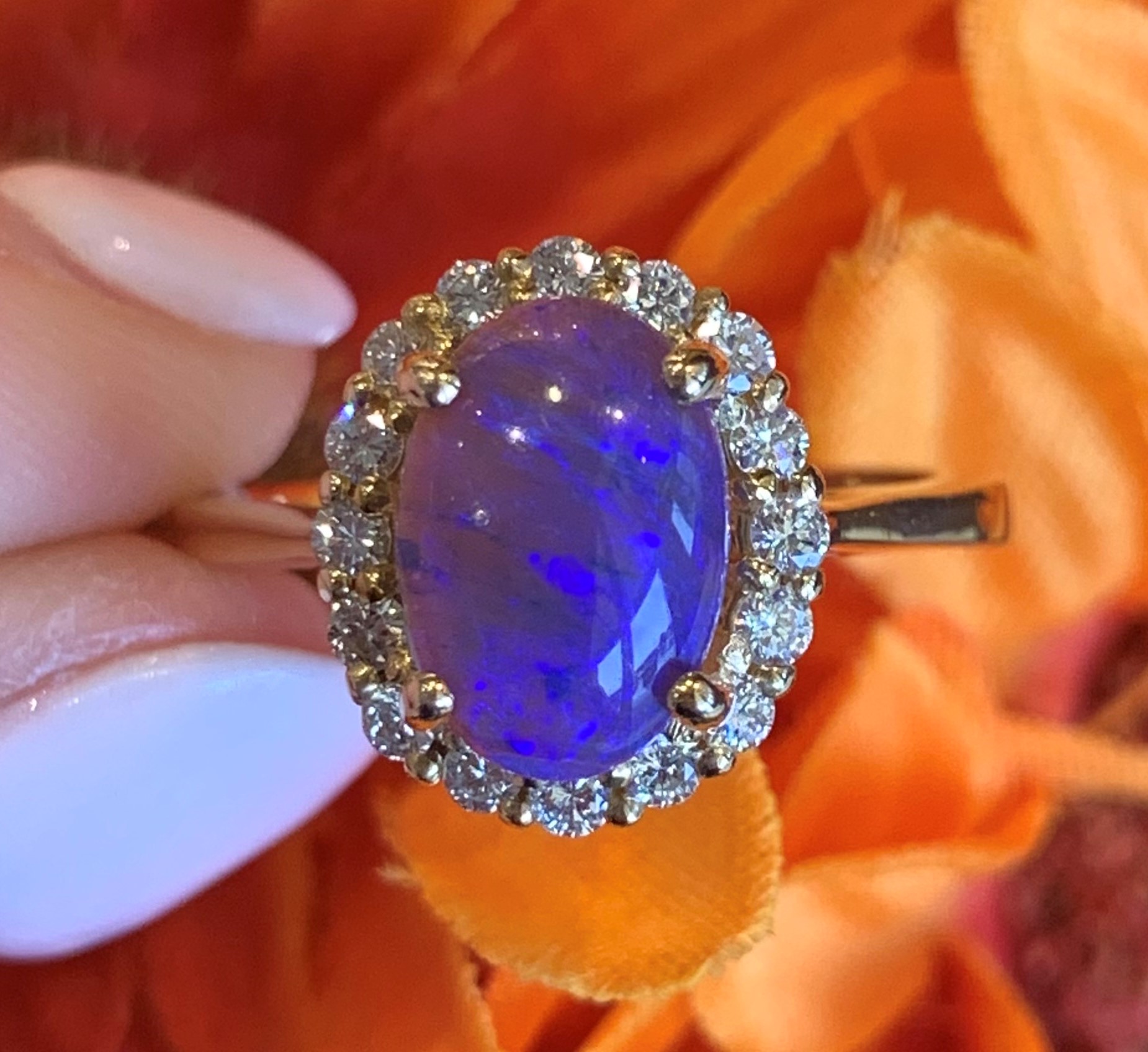 GOG Collection Ring GOG-18K1.75CTBLOPAL GOG Collection Ring GOG-18K1.75CTBLOPAL
