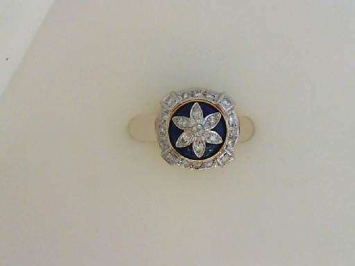 GOG Collection  Ring EST-Enamel Diamond