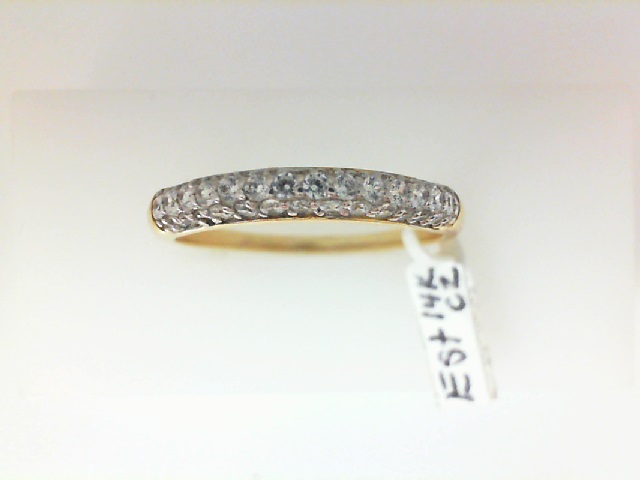 GOG Collection  Ring EST-14KTCZDOMEPAVE2.6