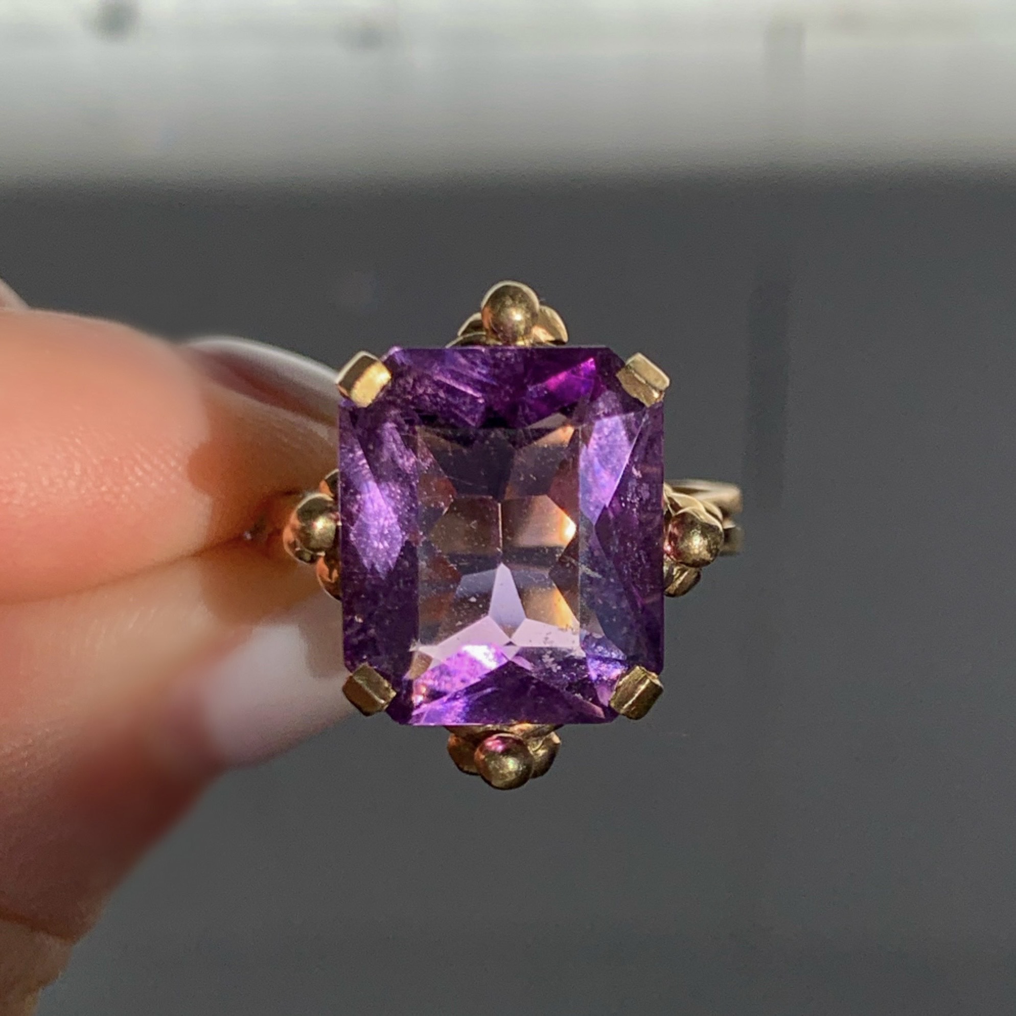 GOG Collection  Ring EST-14KYGAMETHYST4.7