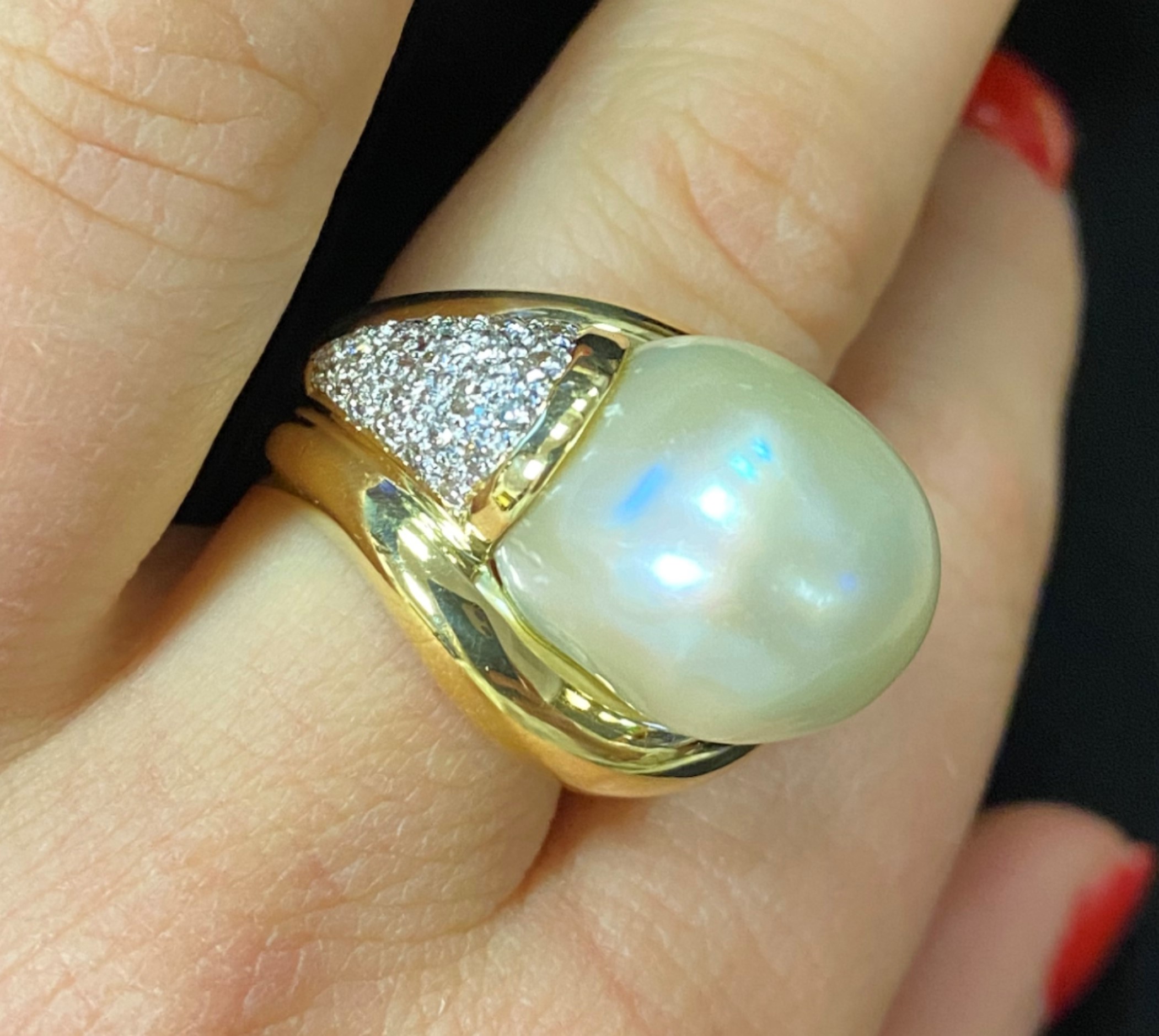GOG Collection  Ring EST-18KYGPEARL