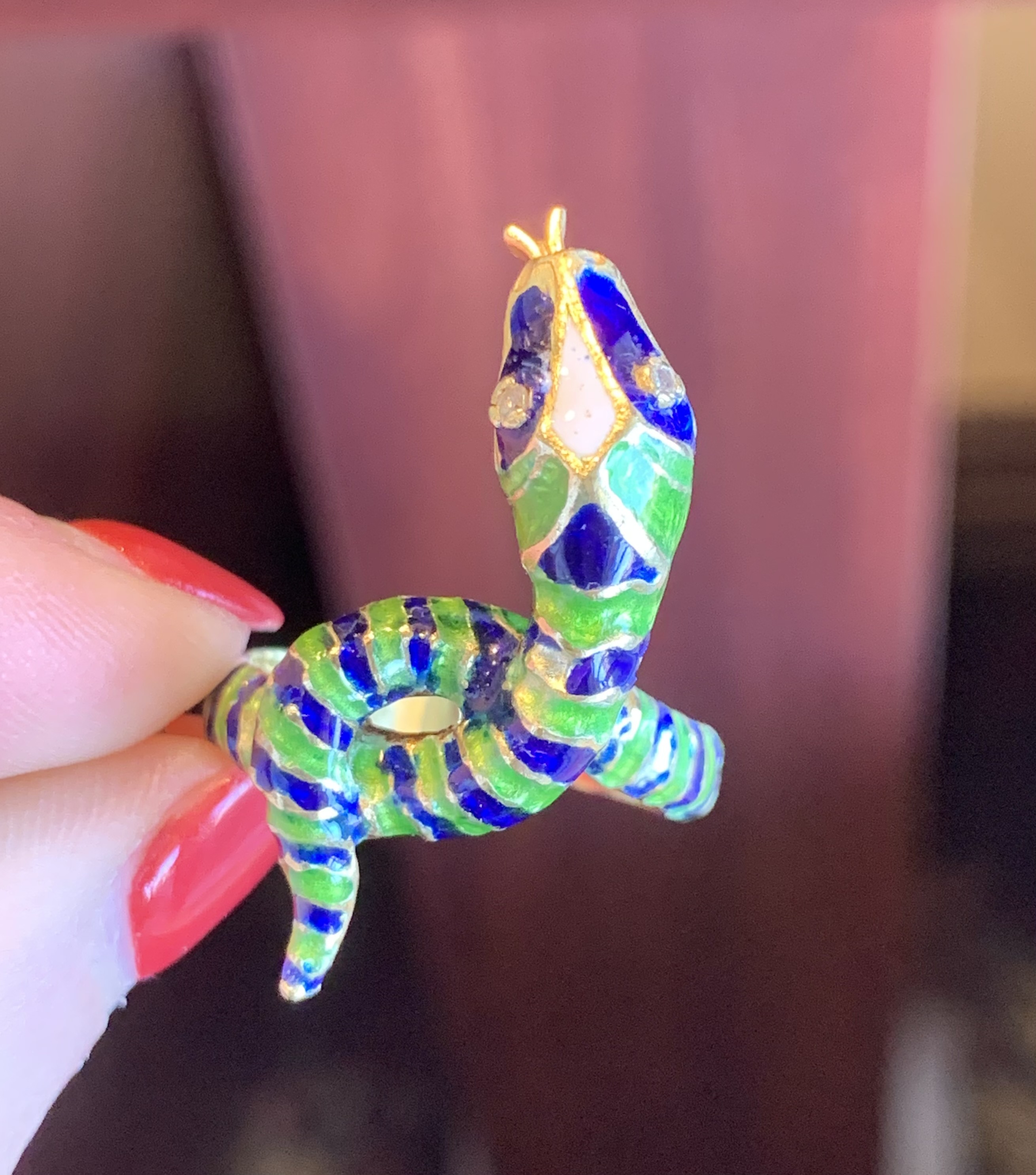GOG Collection Ring EST-14K ESTATE RING SNAKE GOG Collection Ring EST-14K ESTATE RING SNAKE