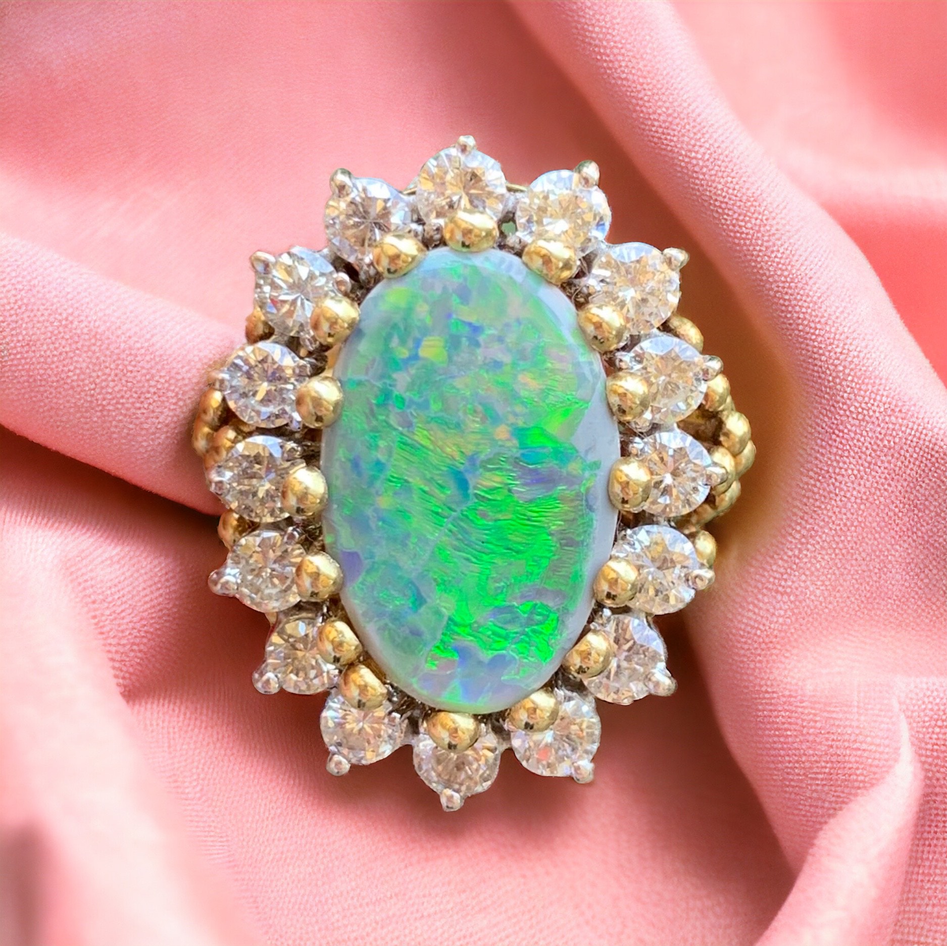 GOG Collection  Ring EST-RBLKOPAL2.40CT