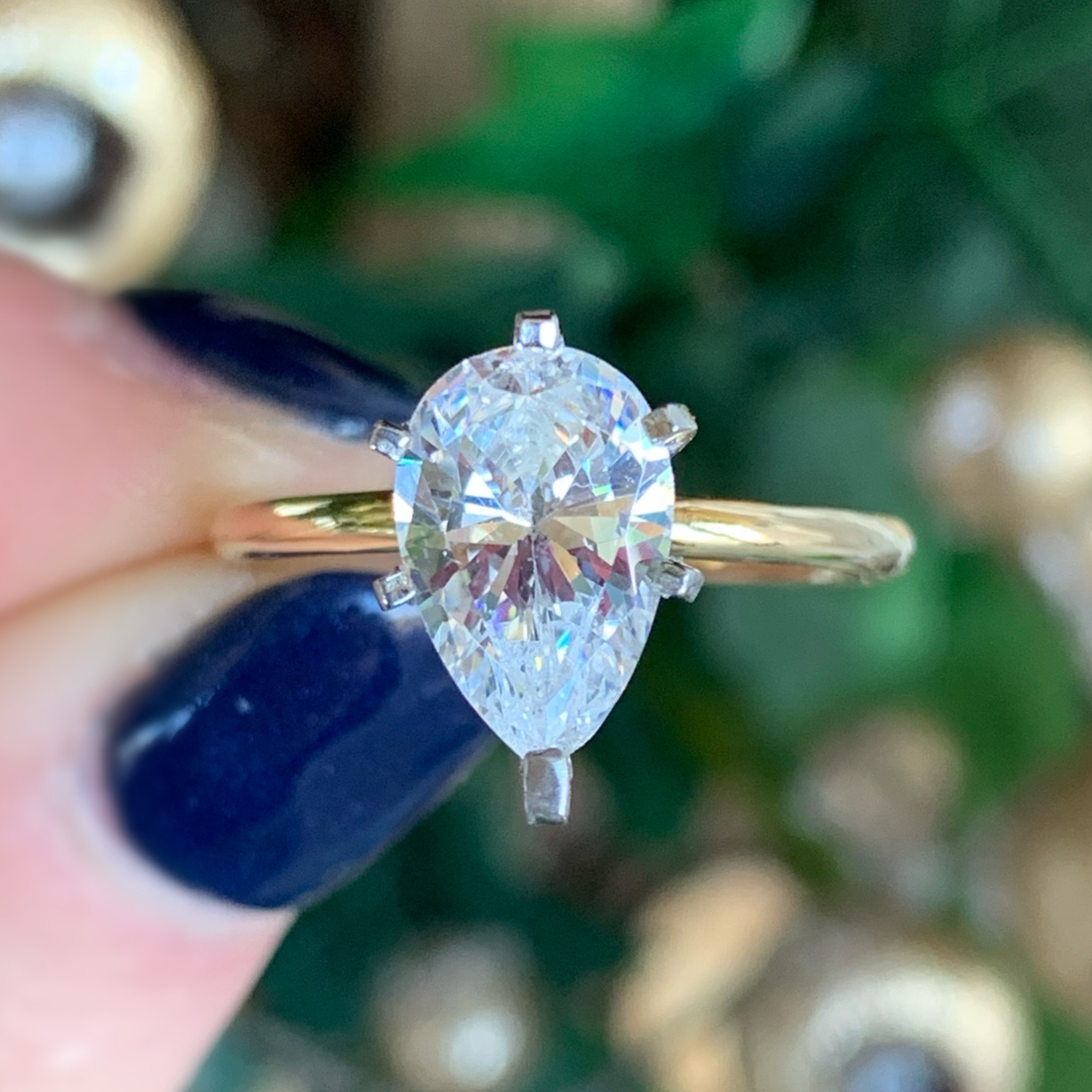 GOG Collection  Engagement Ring GOG-2.00CTPEAR