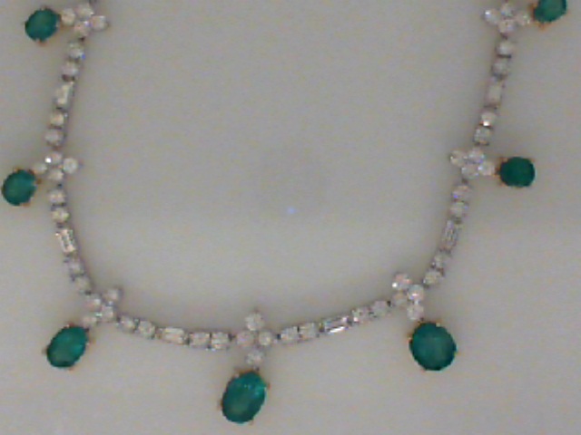 GOG Collection  Necklace EST-18K GOLD EMERALDS NECKLACE 67500