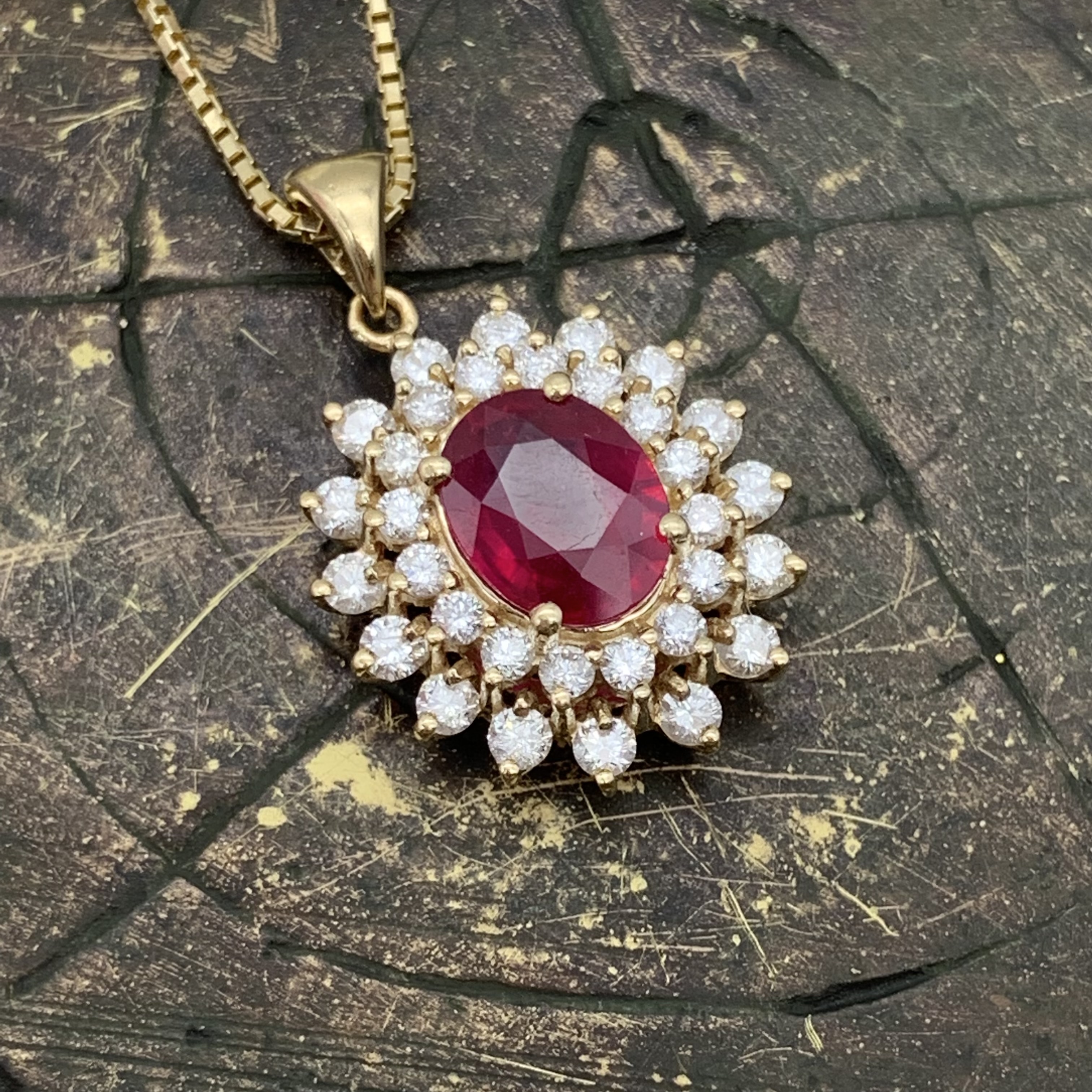 GOG Collection  Necklace EST-14KLABRUBY