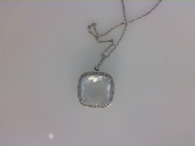 GOG Collection  Necklace EST-14KWGWTPENDANT