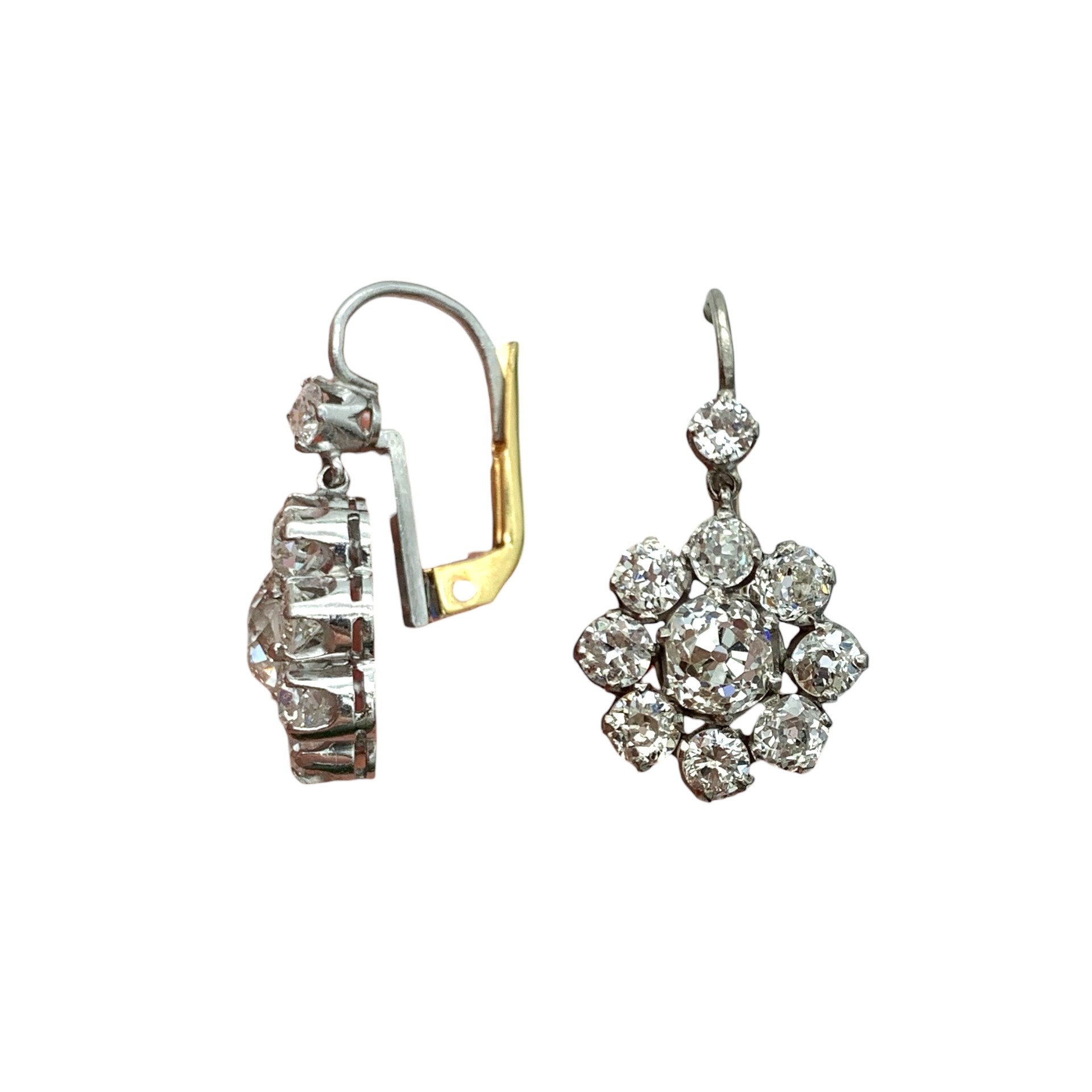 GOG Collection Earrings EST-PLATDIAFLOWER GOG Collection Earrings EST-PLATDIAFLOWER