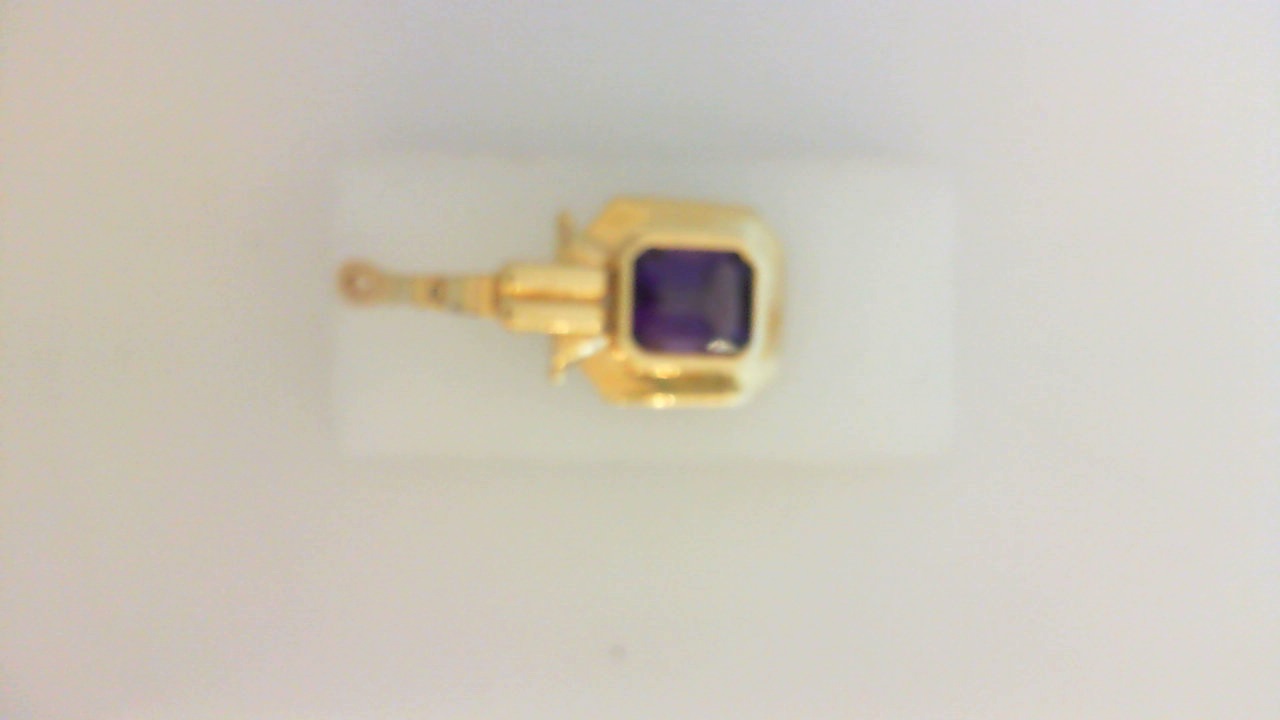 GOG Collection  Necklace EST-14KYGAMETHYSTPEND