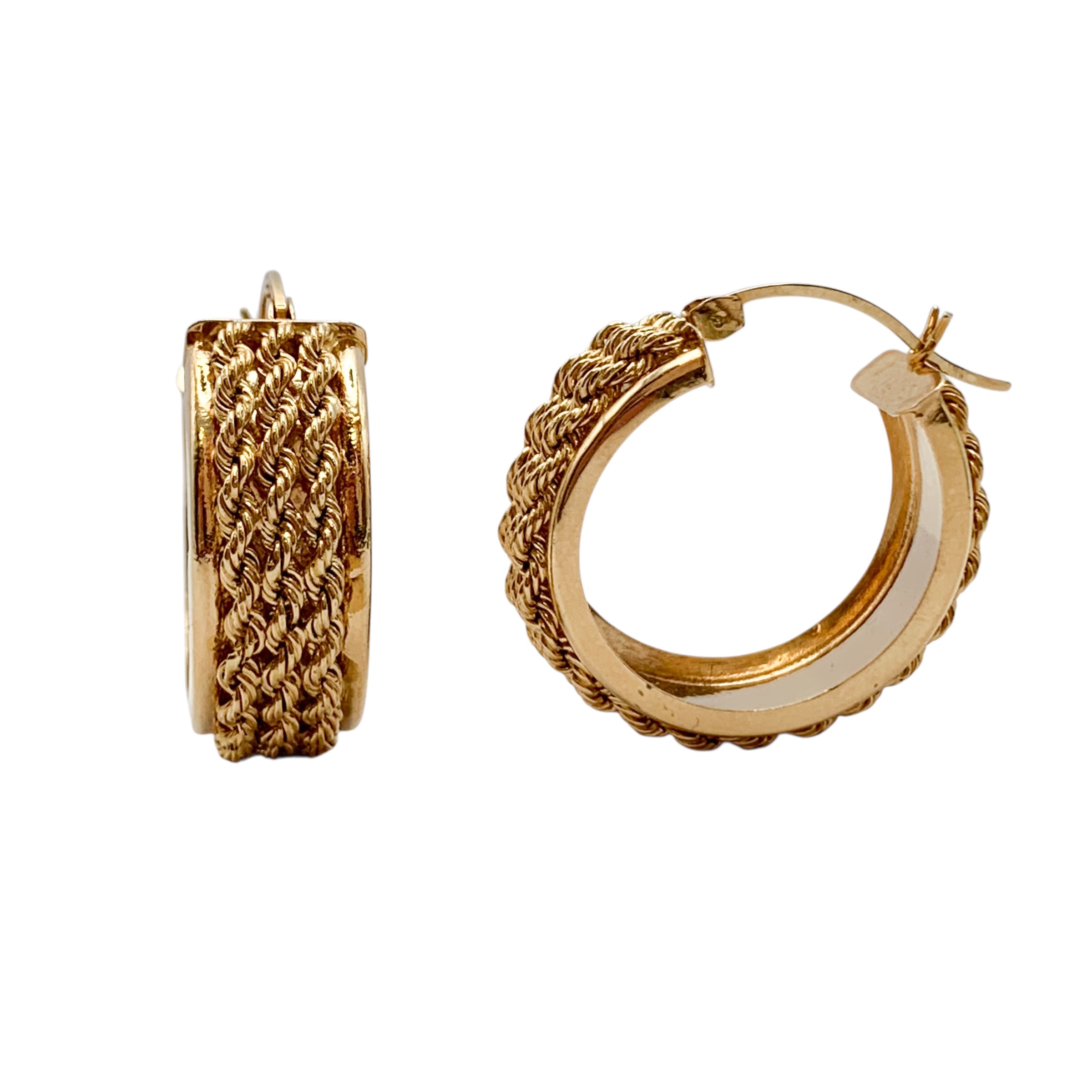 GOG Collection Earrings EST-14KYG HOOP GOG Collection Earrings EST-14KYG HOOP