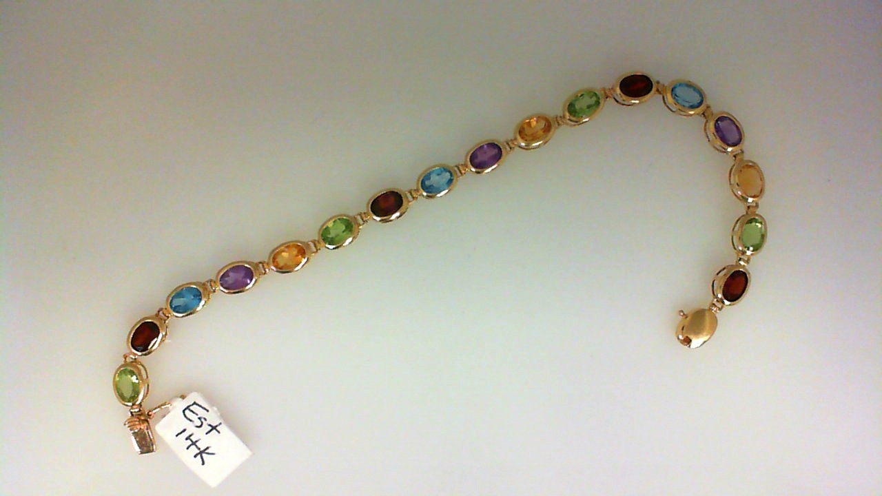 GOG Collection  Bracelet EST-14KYGMULITCOLORSTONEBRACELET