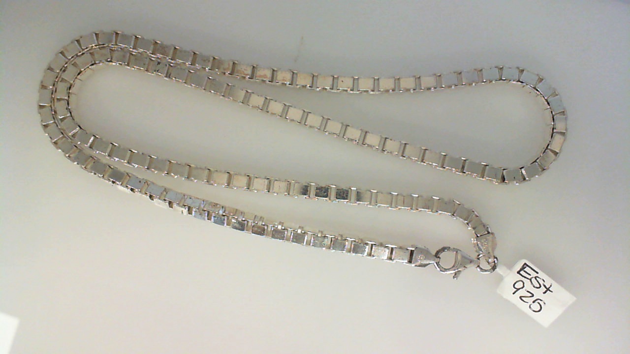 GOG Collection  Necklace EST-925 22IN BOX CHAIN