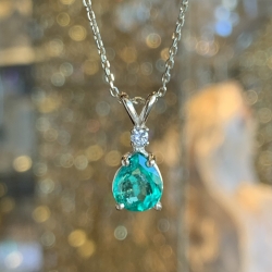GOG Collection  Necklace GOG-1.09CTEMERALD thumbnail 1