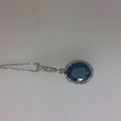 GOG Collection  Necklace GOG-LONDONBLUETOPAZ thumbnail 1