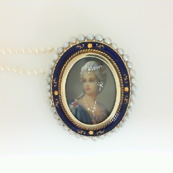 GOG Collection  Necklace EST-PEARLENAMCAMEO thumbnail 1