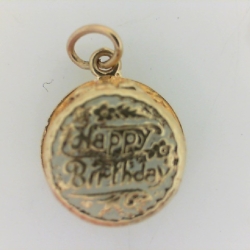GOG Collection  Charm EST-14K-ANTIQUEB-DAYCAKECHARM