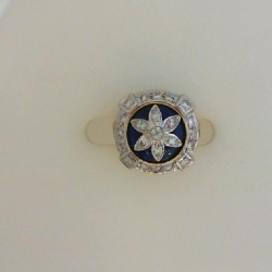 GOG Collection  Ring EST-Enamel Diamond thumbnail 1
