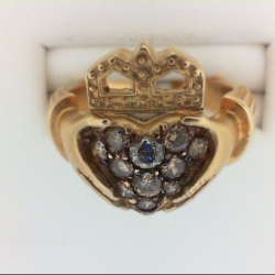 GOG Collection  Ring EST-14K YG CLADDAGH RING thumbnail 1