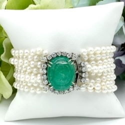 GOG Collection  Bracelet EST-PEARL EMERALD  BRAC thumbnail 1