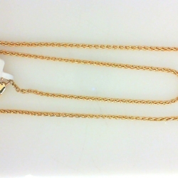 GOG Collection Necklace EST-14KYGWHEATCHAIN18IN GOG Collection Necklace EST-14KYGWHEATCHAIN18IN