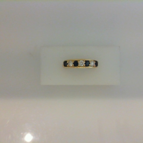 GOG Collection  Ring EST-18K YG SAPPHIRE DIAMOND