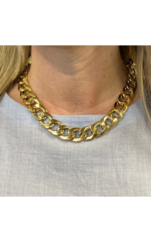 GOG Collection  Necklace EST-14KTYGLARGECURBLNKCHAIN